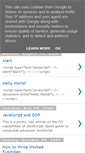 Mobile Screenshot of javascript.lykkenborg.no